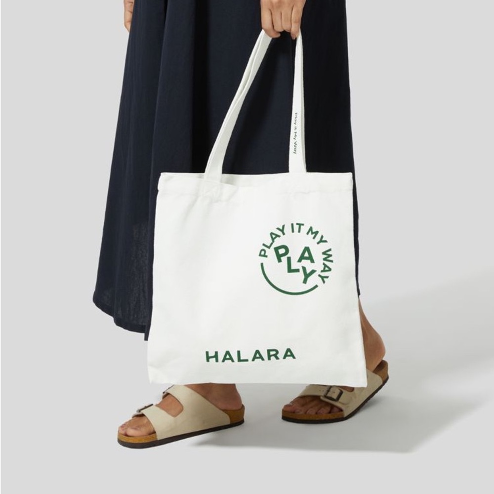 HALARA Canvas Bag - white - NWT